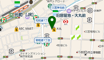 マイケル・コース 大丸神戸店の地図画像