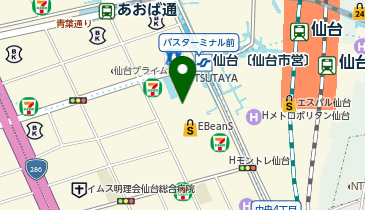マイケル・コース 仙台パルコ店の地図画像
