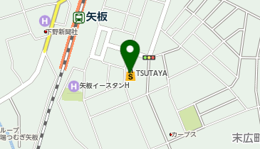 駿河屋 矢板店の地図画像