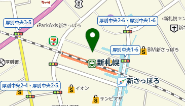 駿河屋 新札幌DUO店の地図画像