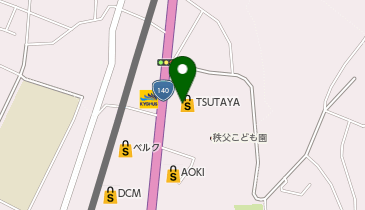 駿河屋 秩父店の地図画像