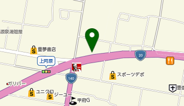 駿河屋 甲府店の地図画像