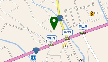 CAPTAIN STAG STAND SWEN新富士Baseの地図画像