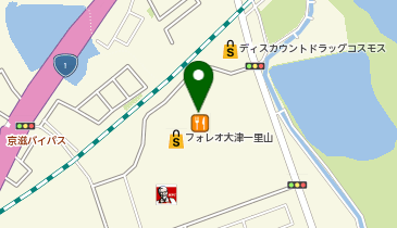 ビアードパパ フォレオ大津一里山店の地図画像