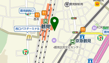 ビアードパパ シァル鶴見店の地図画像