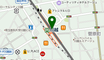 ビアードパパ エキア川越店の地図画像