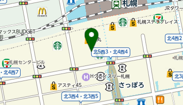 ビアードパパ アピア札幌店の地図画像
