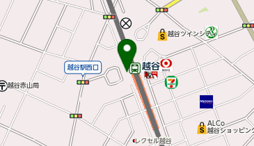ビアードパパ エキア越谷店の地図画像