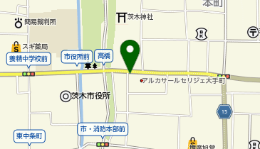 ジョニーのからあげ 茨木神社前店の地図画像