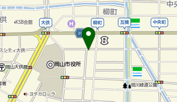 ジョニーのからあげ 岡山店の地図画像