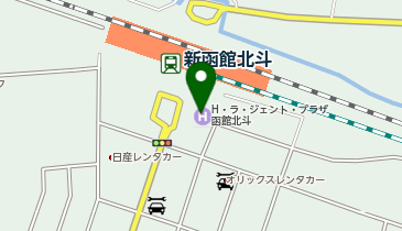 ジョニーのからあげ 新函館北斗駅前店/ おんじき庭本(函館ラーメン)の地図画像