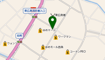 ステップゴルフプラス西条店の地図画像