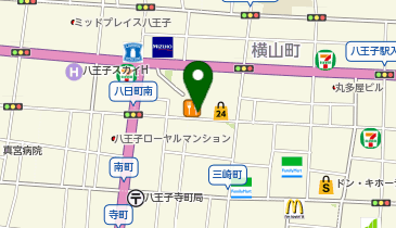 ステップゴルフ八王子店の地図画像