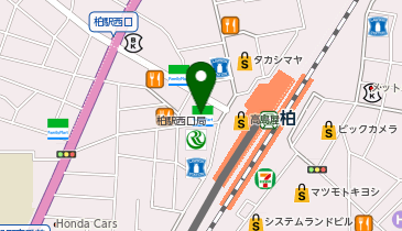 ステップゴルフプラス柏駅前店の地図画像