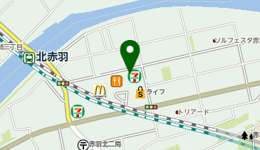 ステップゴルフ北赤羽店の地図画像