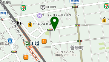 ステップゴルフプラス川越駅前店の地図画像