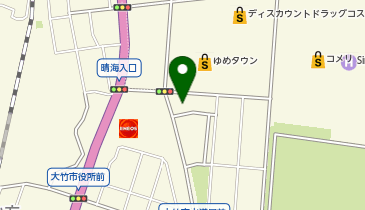 ステップゴルフプラス大竹店の地図画像