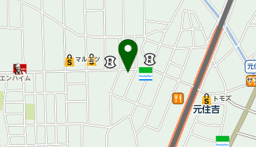 ステップゴルフ元住吉店の地図画像