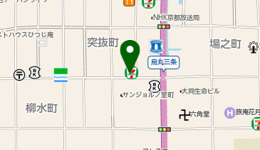 ステップゴルフプラス三条烏丸店の地図画像