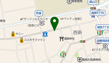 ステップゴルフプラス西新なかにし商店街店の地図画像