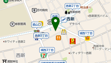 ステップゴルフプラス西新店の地図画像