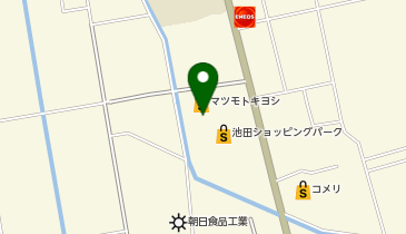 クリーニングの巴屋 ツルヤ池田店の地図画像