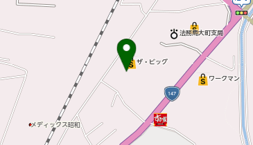 クリーニングの巴屋 ザ・ビッグ信濃大町店の地図画像
