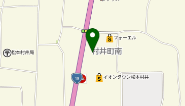 クリーニングの巴屋 イオンタウン松本村井店の地図画像
