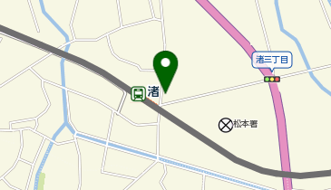 クリーニングの巴屋 渚店の地図画像