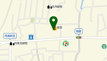 クリーニングの巴屋 西友笹部店の地図画像