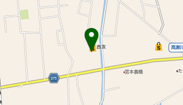 クリーニングの巴屋 西友松川店の地図画像