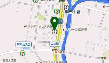きらぼし銀行 麻布支店の地図画像