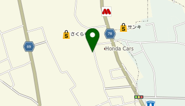ダイナム 大間々店 ゆったり館の地図画像