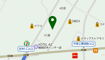 ダイナム 福岡甘木店の地図画像