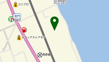 ダイナム 長崎島原店 ゆったり館の地図画像