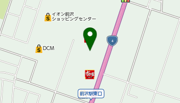 ダイナム 岩手前沢店の地図画像