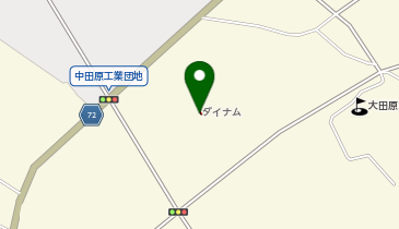 ダイナム 栃木大田原店 ゆったり館の地図画像
