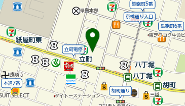 ダイナム 広島八丁堀店 ゆったり館の地図画像