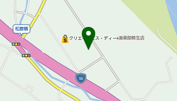 ダイナム 群馬桐生店 ゆったり館の地図画像