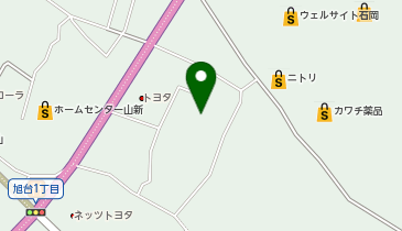ダイナム 茨城石岡店 ゆったり館の地図画像