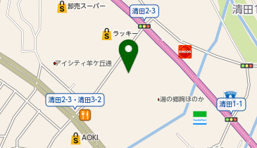 ダイナム 北海道札幌清田店 ゆったり館の地図画像