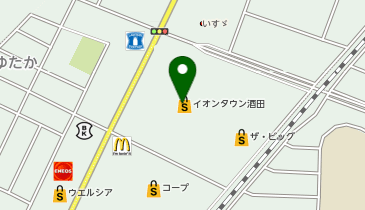 ダイナム 山形イオンタウン酒田店 ゆったり館の地図画像