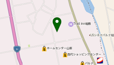 ダイナム 茨城稲敷店の地図画像