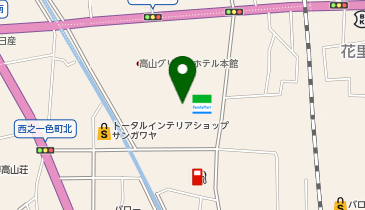 ダイナム 岐阜高山店の地図画像