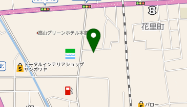 ダイナム 岐阜高山店 ゆったり館の地図画像