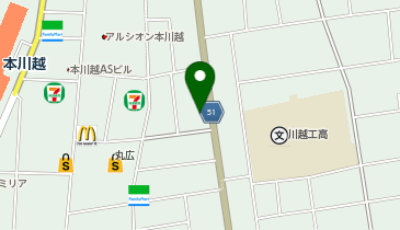 ヤマシタ 川越営業所の地図画像