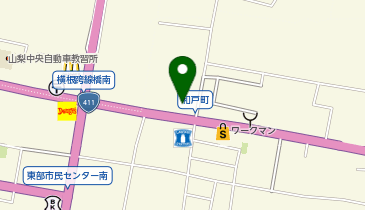 ヤマシタ 山梨営業所の地図画像