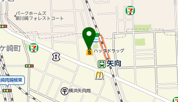 旬 矢向駅前店の地図画像