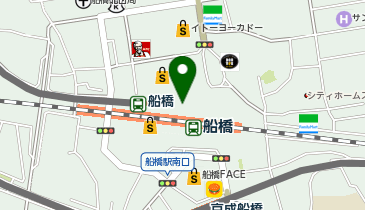 4&deg;C 東武百貨店船橋店の地図画像