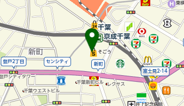 4&deg;C そごう千葉店の地図画像